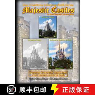 Book 9781947121782 4周达 Castles Majestic Series Coloring Creations New