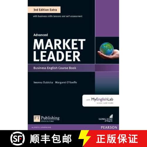 【3-4周达】Market Leader 3rd Edition Extra Advanced Coursebook with DVD-ROM and Myenglishlab Pack [Wi... [9781292134734]