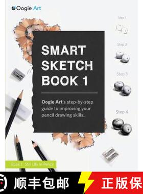 【3-4周达】Smart Sketch Book 1 : Oogie Art's step-by-step guide to pencil drawing for beginners [9780985580926]