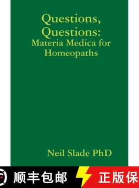 【3-4周达】Questions, Questions: Materia Medica for Homeopaths [9781312681187]