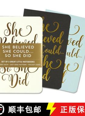 预订 Ntbk Jotter She Believed She Could [9781441324665]