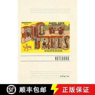 【3-4周达】Vintage Lined Notebook Greetings from Big Trees, Santa Cruz, California [9798385405893]
