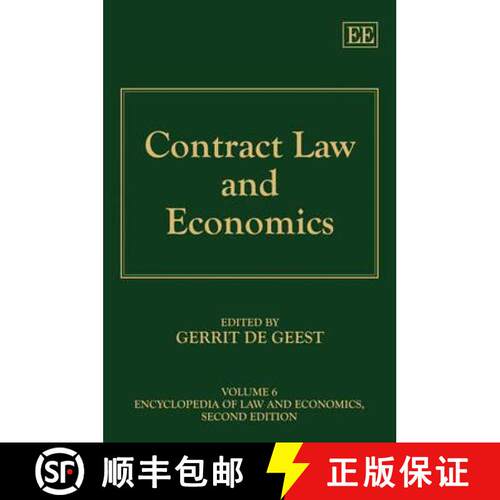 【3-4周达】精装 Contract Law and Economics [9781847206008]