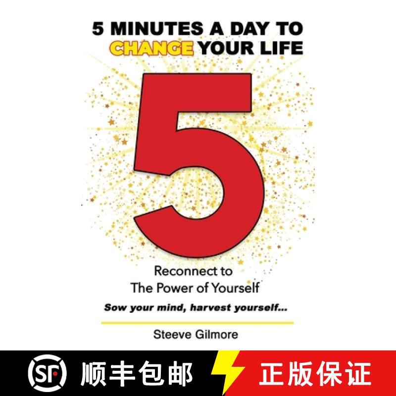 【3-4周达】5 Minutes a Day to Change Your Life: Reconnect to The Power of Yourself [9781777088019]