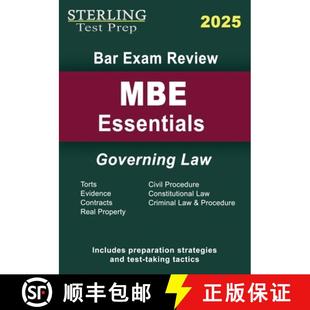 MBE Exam Essentials Outlines Sterling Law 4周达 9798885571654 Bar Governing Review