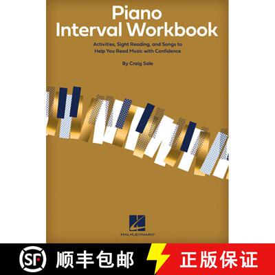 【3-4周达】Piano Interval Workbook: Activities, Sight Reading, and Songs to Help You Read Music with ... [9781540056252]
