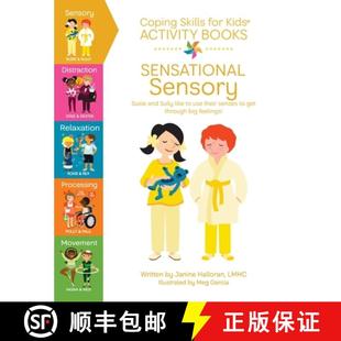 【3-4周达】Coping Skills for Kids Activity Books: Sensational Sensory [9781737155003]