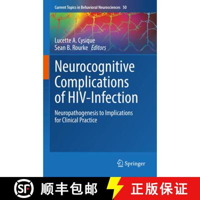 【3-4周达】精装 Neurocognitive Complications of HIV-Infection : Neuropathogenesis to Implications for... [9783030807580]
