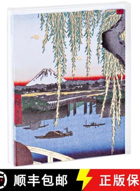 【3-4周达】Teneues - Notecard Set: Hiroshige, Blank Inside, 10 Full Color Notecards with 10 Envelopes... [9781623257521]