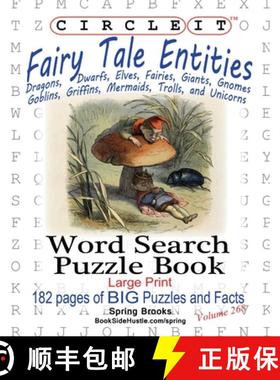 预订 Circle It, Fairy Tale Entities, Word Search, Puzzle Book [9781950961559]