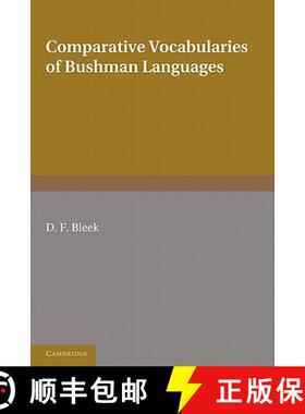【3-4周达】Comparative Vocabularies of Bushman Languages [9781107672406]