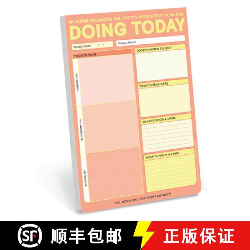 【3-4周达】Doing Today Pad: My Super Organized-Ish, Pretty Productive Planner Pad [9781683494119]