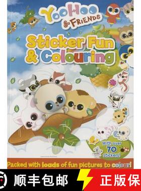 【3-4周达】Yoohoo & Friends - Sticker Fun & Coloring: With Over 70 Stickers & Packed with Loads of Fu... [9781782700128]