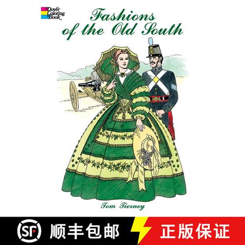 预订 Fashions of the Old South Colouring Book [9780486438764]