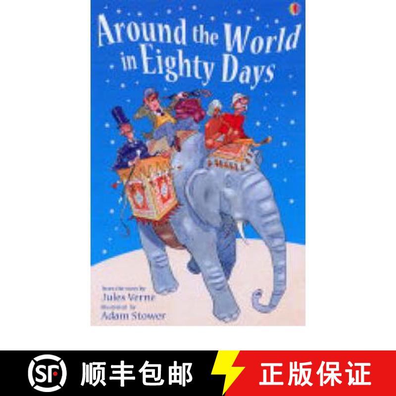 现货 环游地球八十天 插图绘本 Around the World in 80 Days [9780746063026]