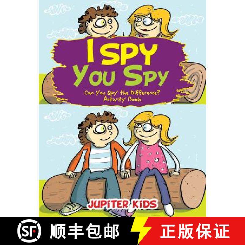 【3-4周达】I Spy, You Spy: Can You Spy the Difference? Activity Book [9781683057239]