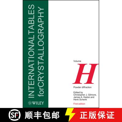 【3-4周达】精装 International Tables For Crystallography  - Powder Diffraction Volume H [Wiley化学化工] [9781118416280]