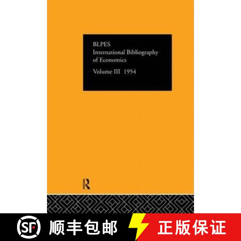 【3-4周达】INTL BIBLIO ECONOM 1954 VOL  3 [9780415126533]
