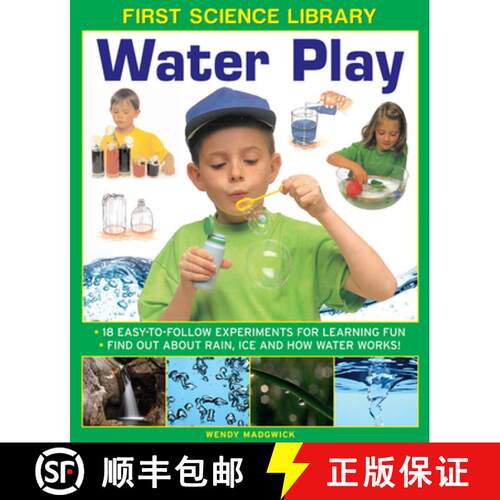 【3-4周达】精装 First Science Library: Water Play: 18 Easy-to-follow Experiments for Learning Fun * F... [9781861473516]