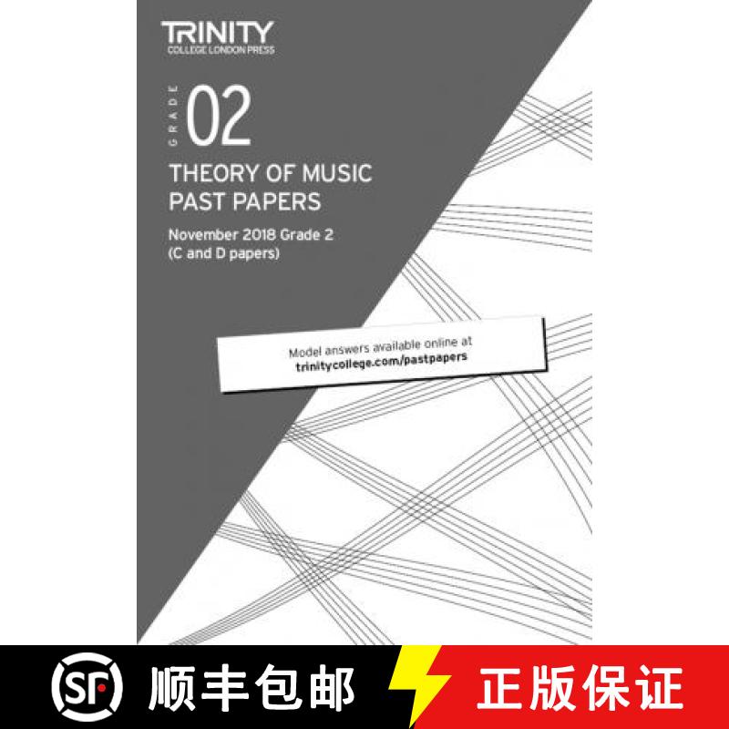 【2-3周达】Trinity College London Theory of Music Past Papers (Nov 2018) Grade 2 [9780857367877]