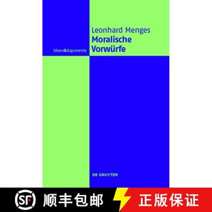 【3-4周达】精装 Moralische Vorwürfe [9783110525212]