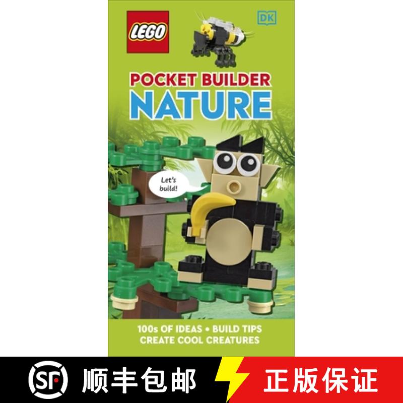 【3-4周达】LEGO Pocket Builder Nature : Create Cool Creatures [9780241600313]