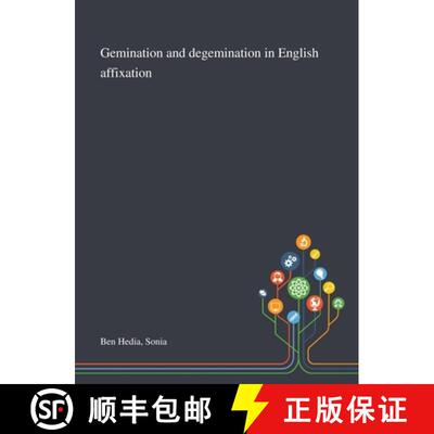 【3-4周达】精装 Gemination and Degemination in English Affixation [9781013294631]