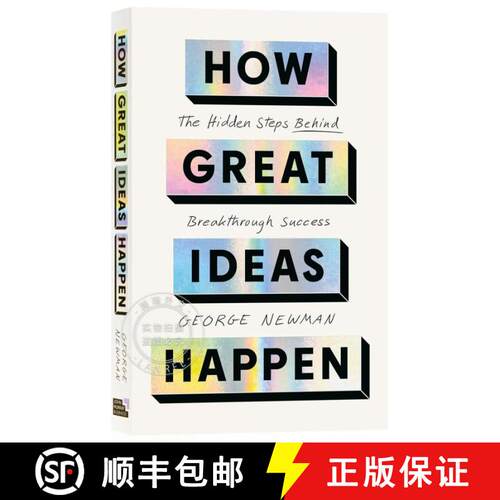 【3-4周达】伟大创意如何诞生 How Great Ideas Happen: The Hidden Steps Behind Breakthrough Success [9781399834551]