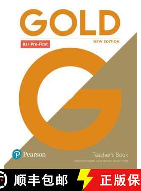【3-4周达】Gold B1+ Pre-First New Edition Teacher's Book with Portal access and Teacher's Resource Di... [9781292217819]