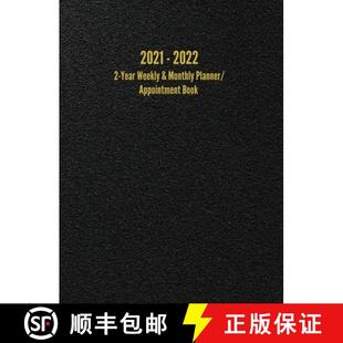 【3-4周达】2021 - 2022 2-Year Weekly & Monthly Planner/Appointment Book: 24-Month Hourly Planner ... [9781947399242]