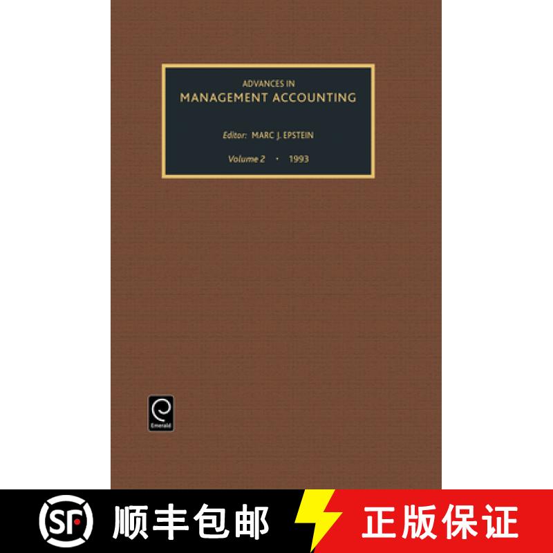 【3-4周达】Advances in Management Accounting [9781559386418]
