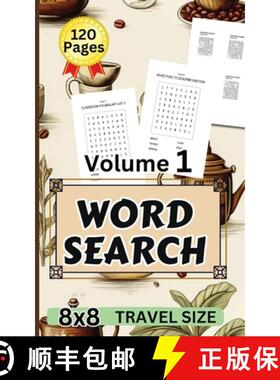 【3-4周达】8x8 Word Search Travel Size Volume 1: 5x 8 Pocket Size Fun Puzzlers Pocket Size Books/Easy... [9787553023984]