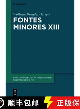 预订 Fontes Minores XIII [9783110727913]