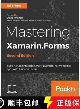 预订 Mastering Xamarin.Forms - Second Edition: Build rich, maintainable, multi-platform, native mobil... [9781788290265]