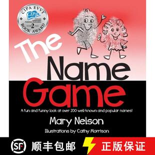 【3-4周达】The Name Game: A fun and funny look at over 200 well-known and popular names [9780984841905]