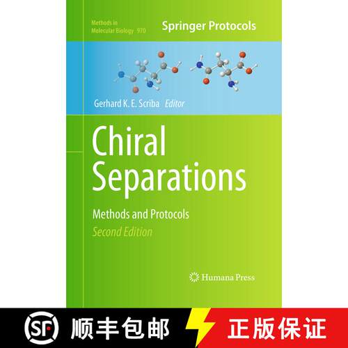 【3-4周达】Chiral Separations : Methods and Protocols (Softcover reprint of the original 2nd ed. 2013) [9781493959747]