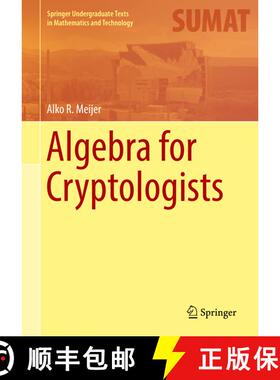 【3-4周达】Algebra for Cryptologists (1st ed. 2016) [9783319303956]