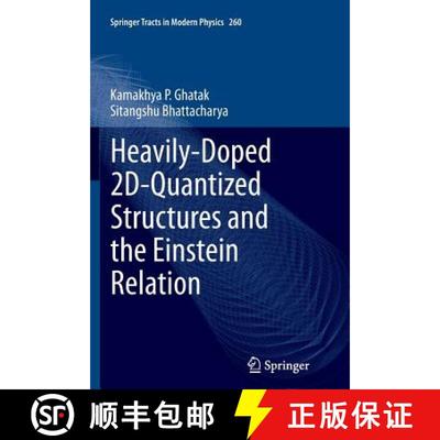 【3-4周达】Heavily-Doped 2d-Quantized Structures and the Einstein Relation [9783319381275]