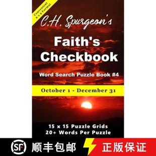 December convenient... Faith Search Book Word October Checkbook 9781988938349 Spurgeon Puzzle 预订