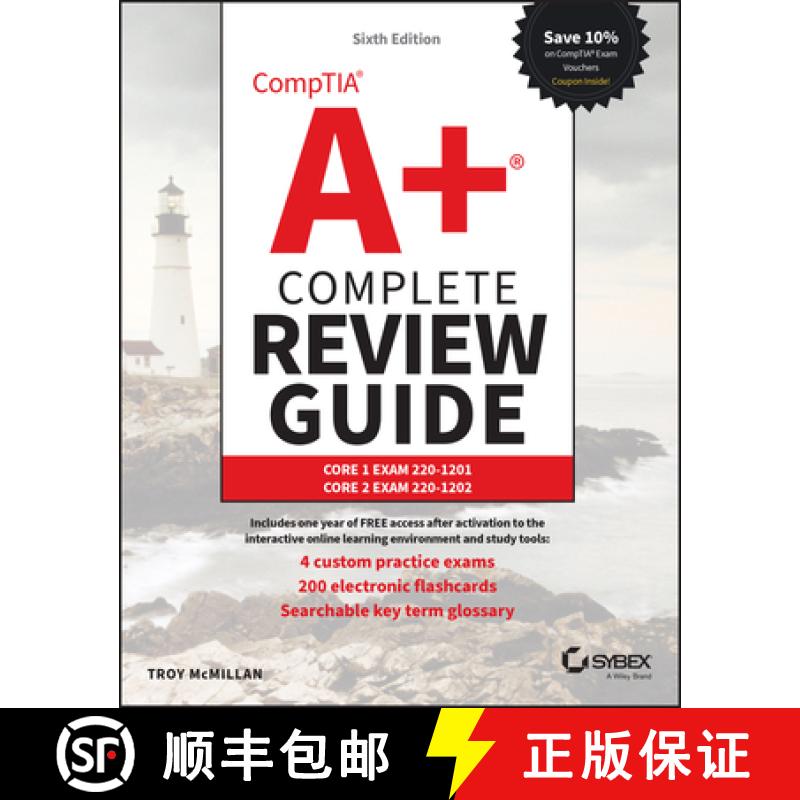 【3-4周达】Comptia A+ Complete Review Guide: Core 1 Exam 220-1201 and Core 2 Exam 220-1202 [9781394330782]