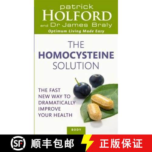【3-4周达】Homocysteine Solution: The fast new way to dramatically improve your health [9780749956448]