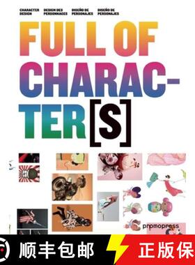 【2-3周达】Full of Characters: Character Design [9788492810352]