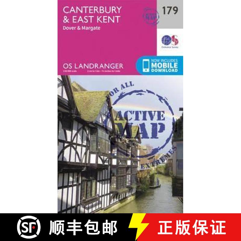 【3-4周达】Canterbury & East Kent, Dover & Margate [9780319475027]