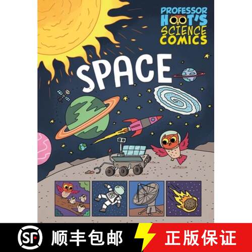 【3-4周达】Professor Hoot's Science Comics: Space [9781526327833]