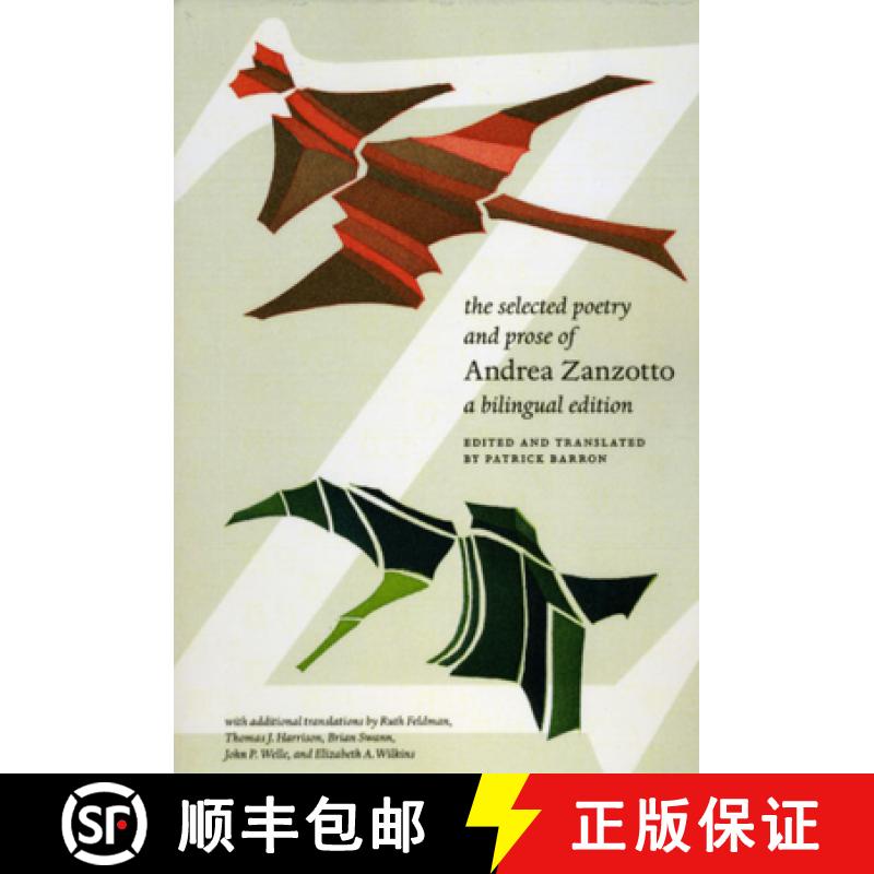 【3-4周达】Selected Poetry and Prose of Andrea Zanzotto: A Bilingual Edition [9780226978857]