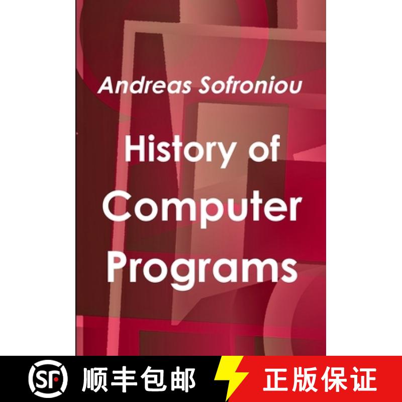 【2-3周达】History of Computer Programs [9780244642464]