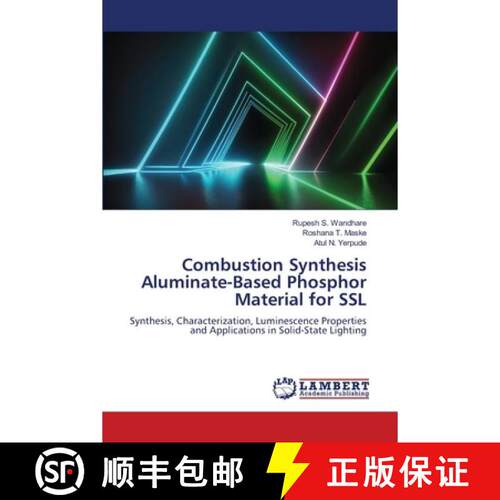 【3-4周达】Combustion Synthesis Aluminate-Based Phosphor Material for SSL [9786630481549]