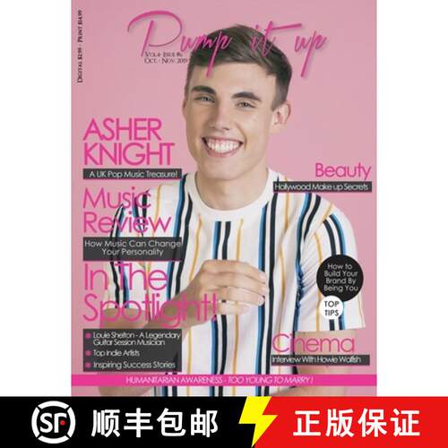 【3-4周达】Pump it up Magazine: Asher Knight - A UK Pop Music Treasure [9781087800356]