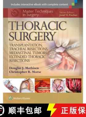 【3-4周达】Master Techniques in Surgery: Thoracic Surgery: Transplantation, Tracheal Resections, Medi... [9781451190724]