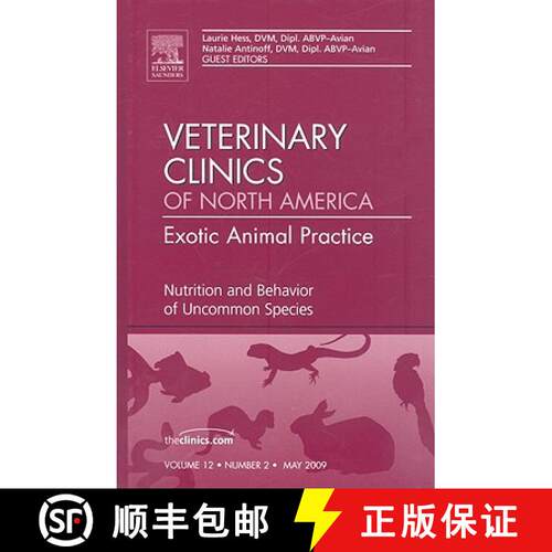 【3-4周达】精装 Nutrition and Behavior of Uncommon Species, an Issue of Veterinary Clinics: Exotic An... [9781437705584]